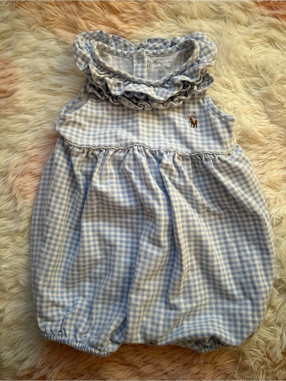 Ralph Lauren Baby Girl Romper - Size 12M